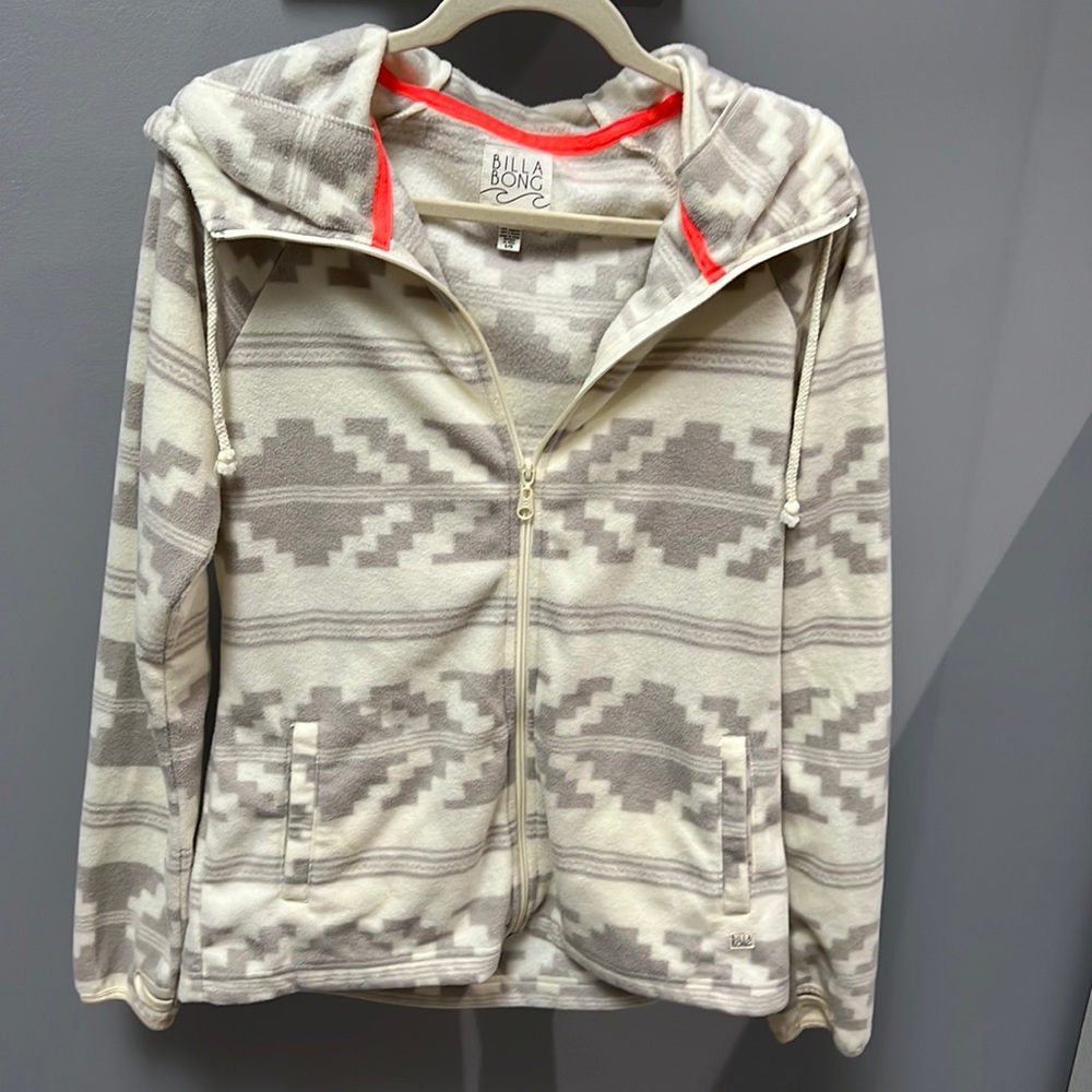 Billabong front zip hoodie